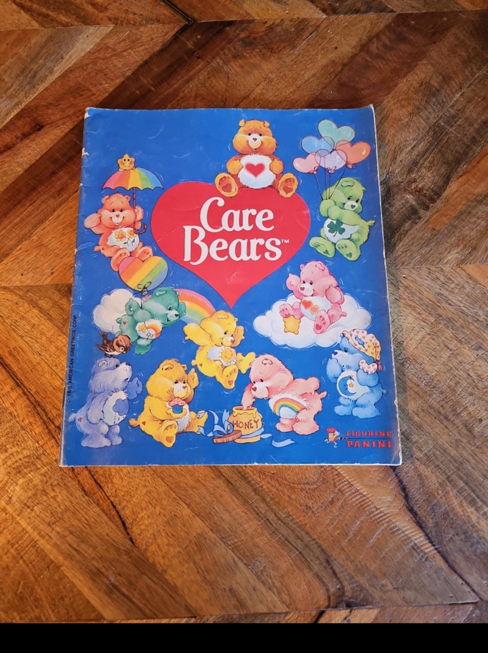 Carebears Panini album and stickers
